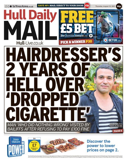 Hull Daily Mail 20210819