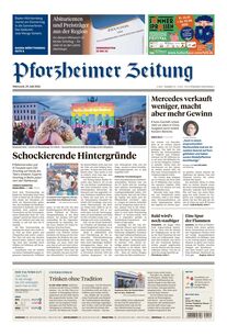 Pforzheimer Zeitung - Ausgabe Pforzheim 2026-07-29