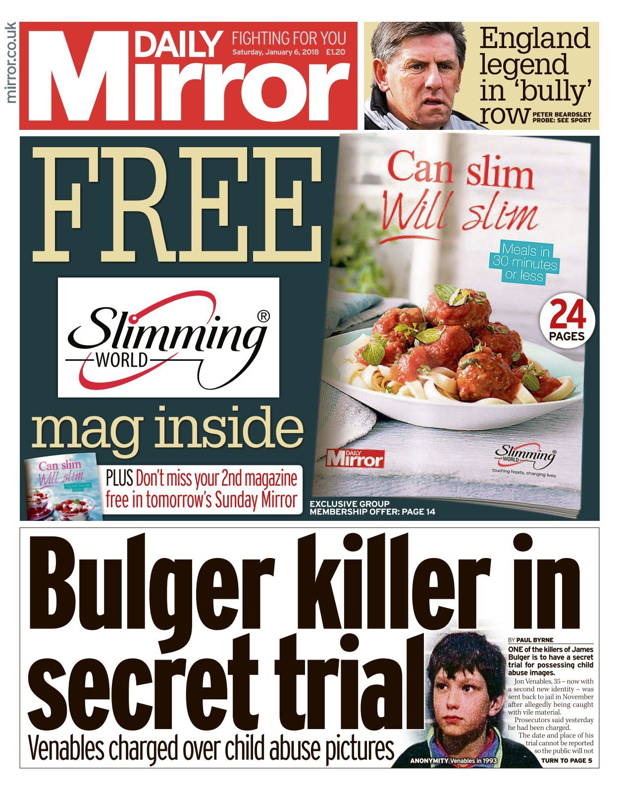 Daily Mirror 20180106