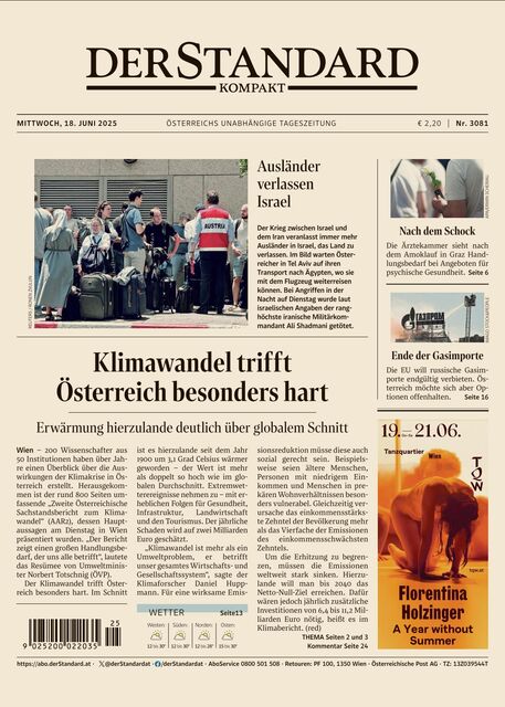 DER STANDARD Kompakt 2025-06-18