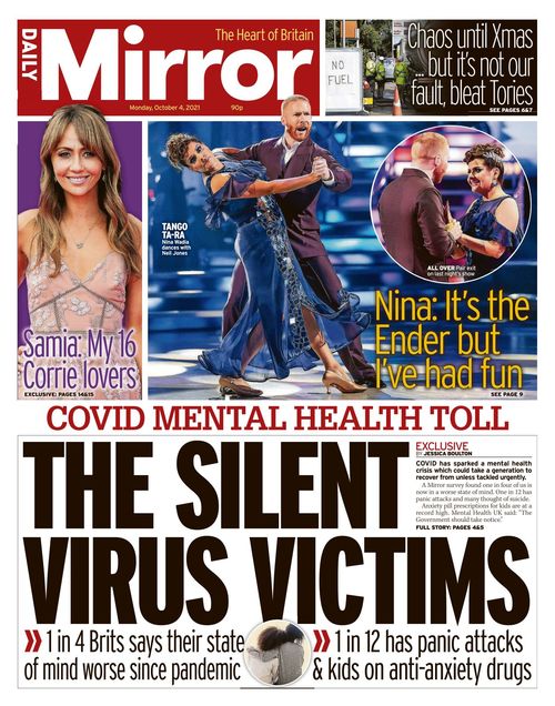 Daily Mirror 2021 10 04