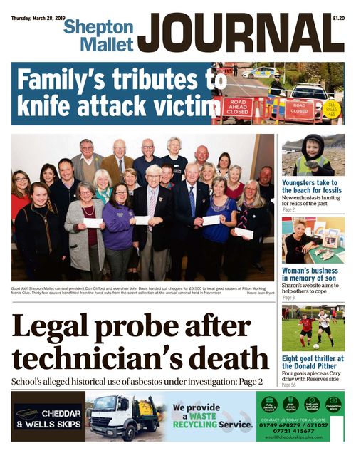 Shepton Mallet Journal 20190328