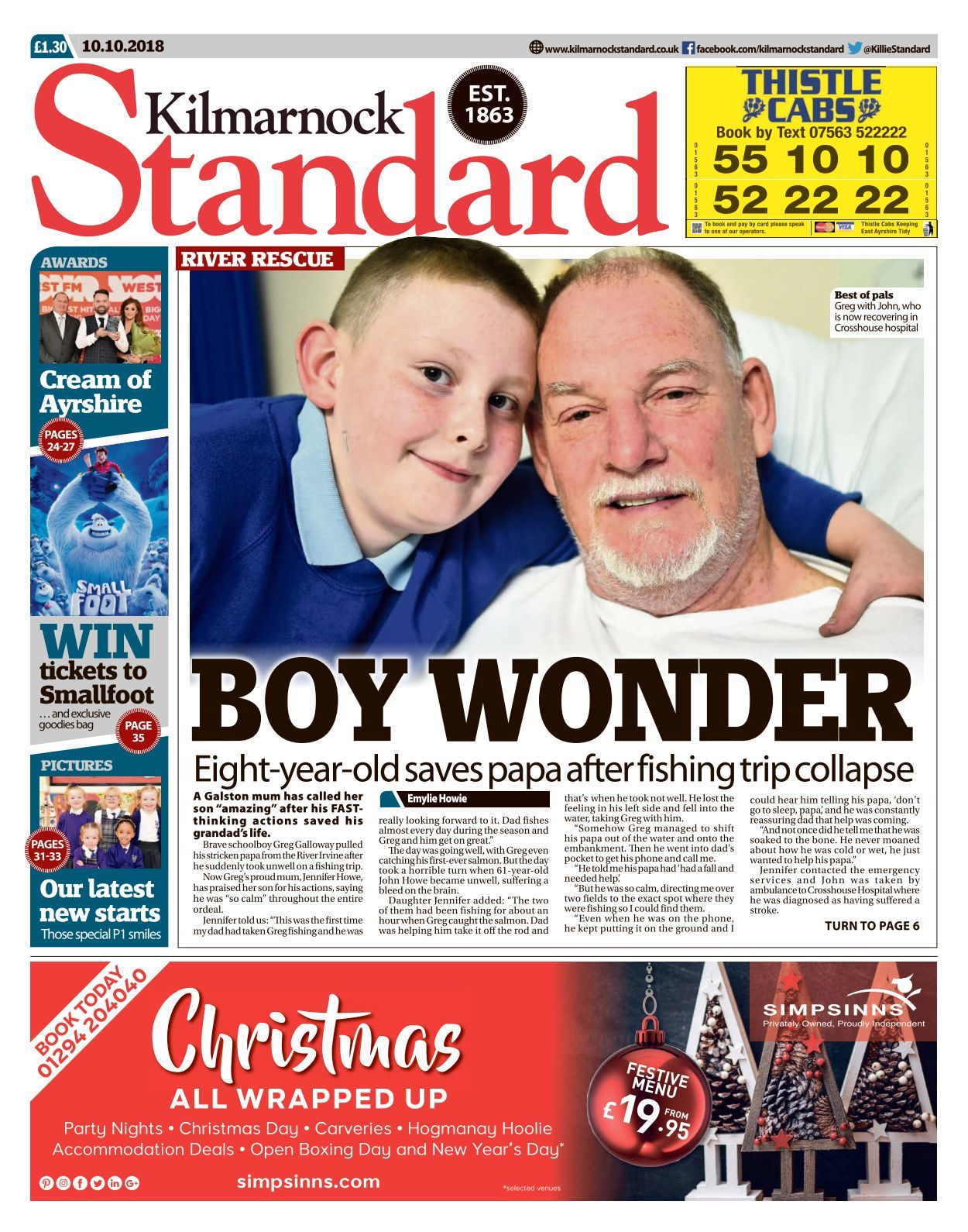 Kilmarnock Standard 20181010