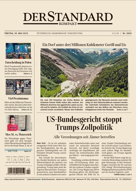 DER STANDARD Kompakt 2025-05-30