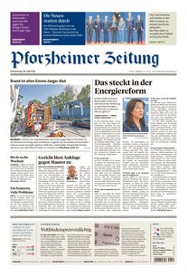 Pforzheimer Zeitung - Ausgabe Pforzheim 2026-07-30