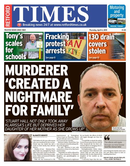 Retford Times 20190404