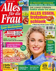 Alles für die Frau Zeitschrift Ausgabe 48/2025