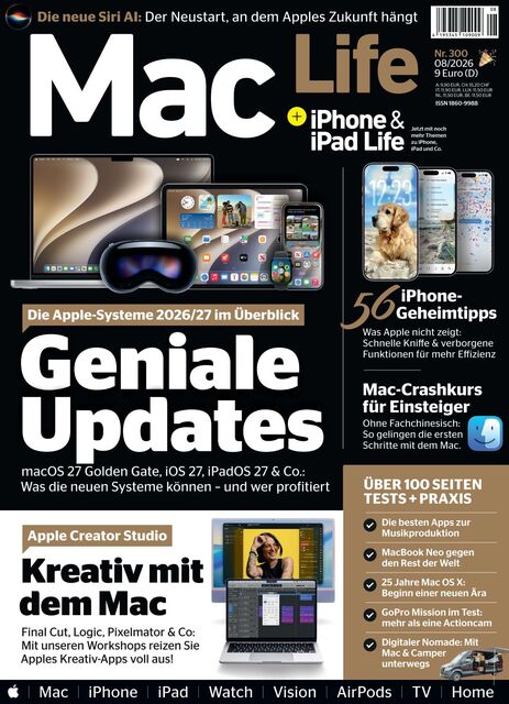Mac Life Ausgabe 08/2026