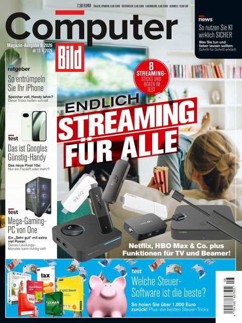 COMPUTER BILD Ausgabe 08/2026