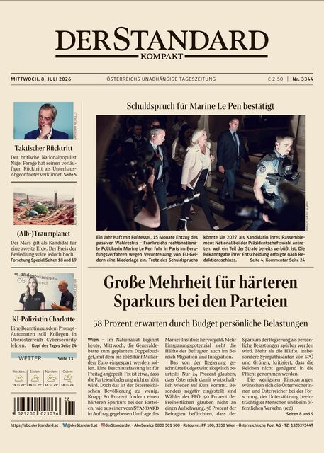 DER STANDARD Kompakt 2026-07-08