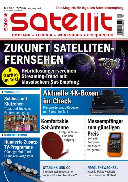 SATELLIT EMPFANG + TECHNIK Ausgabe 02/2026