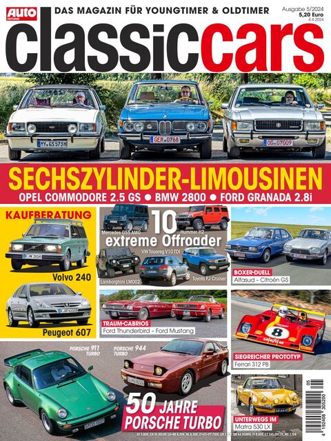 AUTO ZEITUNG classic cars - Ausgabe 5/2024