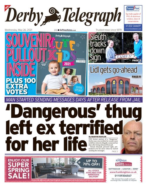 Derby Telegraph 2021 05 26