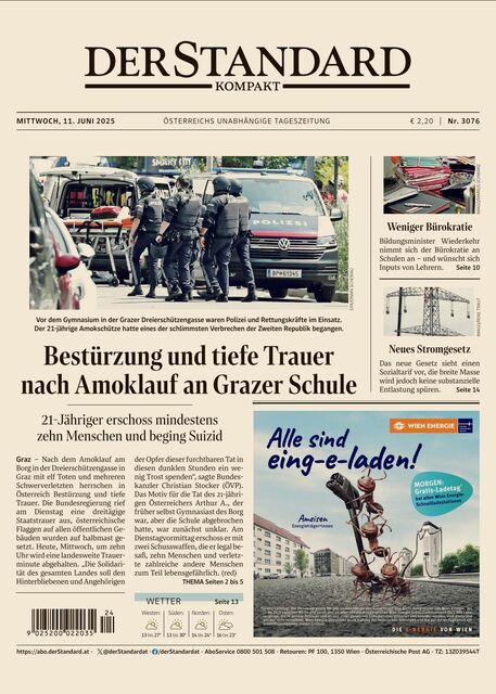 DER STANDARD Kompakt 2025-06-11