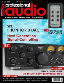 Professional audio Ausgabe 07/2023