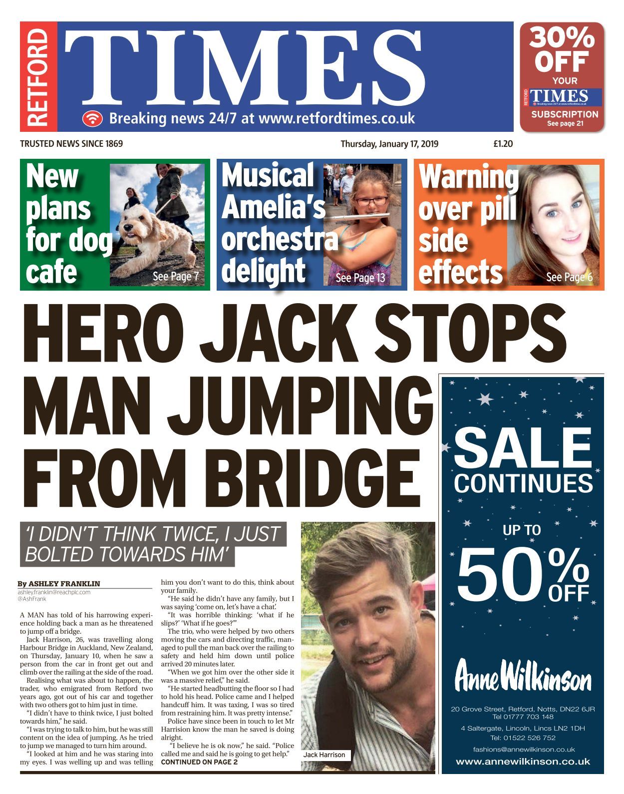 Retford Times 20190117