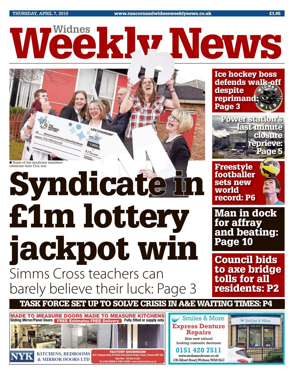 Widnes Weekly News 16 04 07