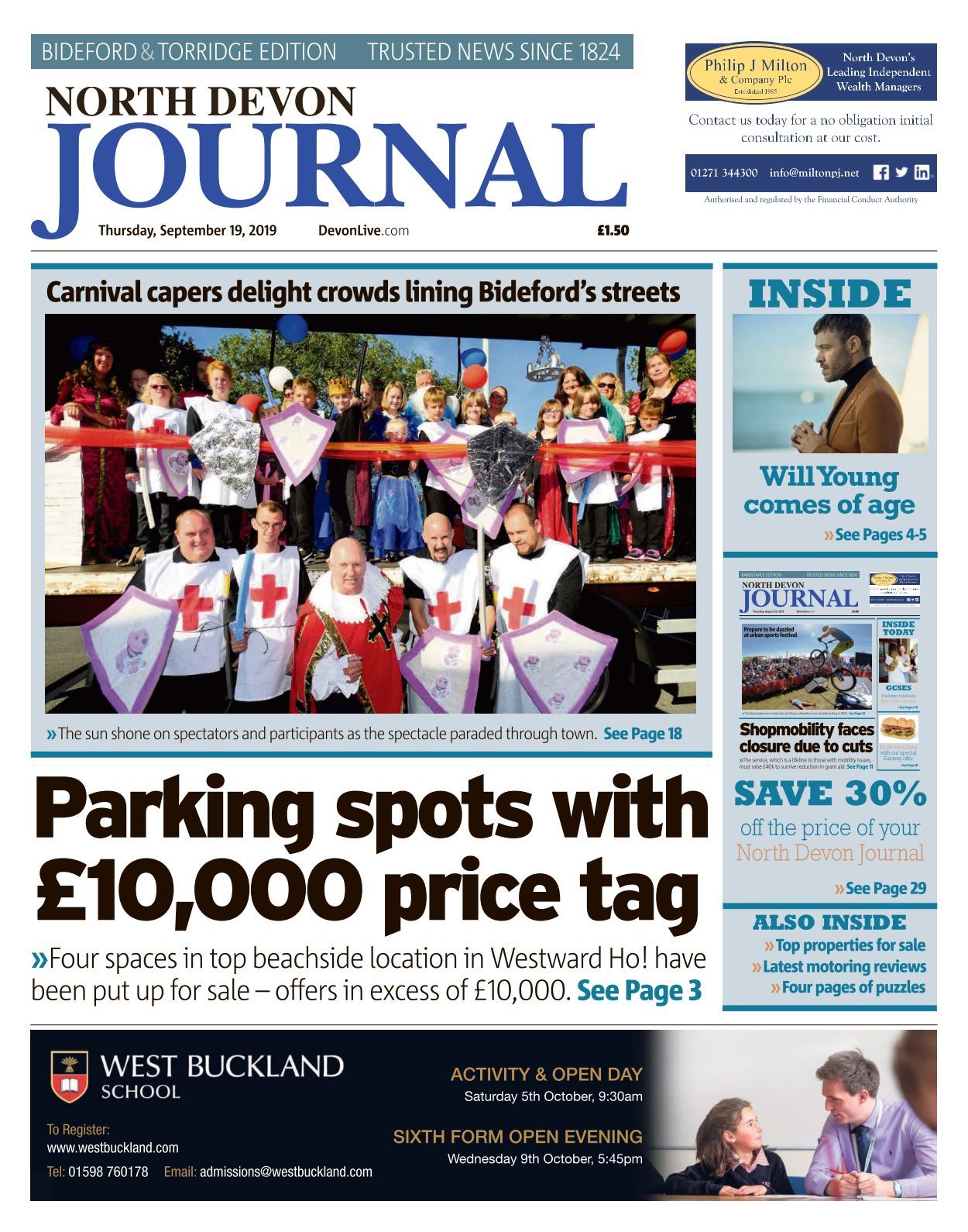 North Devon Journal Bideford 20190919
