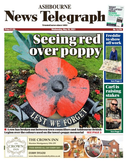 Ashbourne News Telegraph 2021 05 26