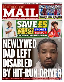 Birmingham Mail Newspaper 2022-11-14