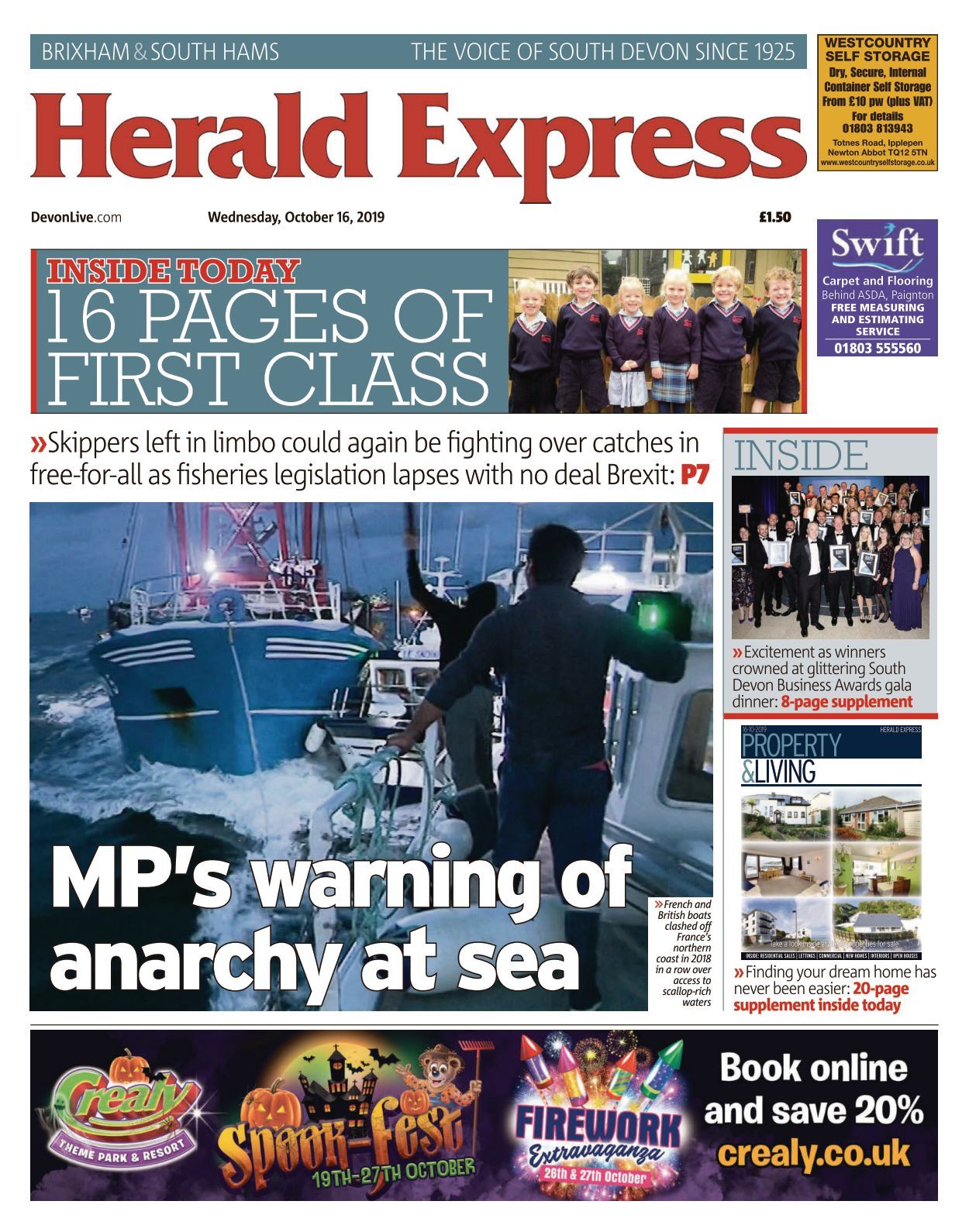 Herald Express Brixham - 2019-10-16