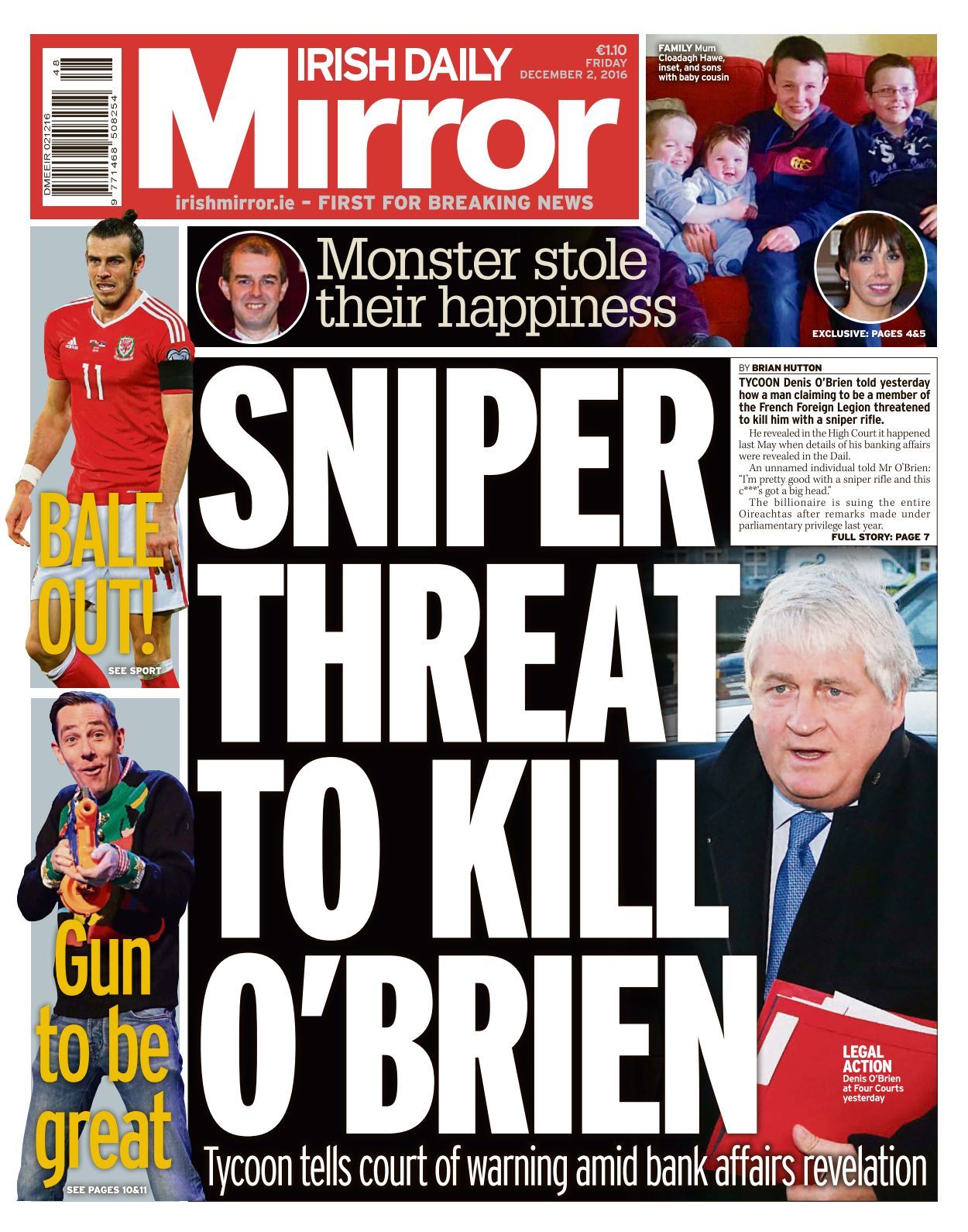 Irish Daily Mirror 20161202
