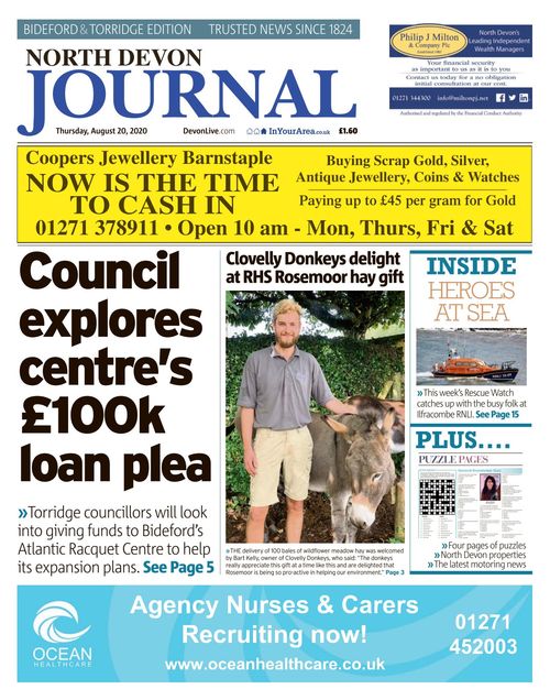 North Devon Journal Bideford 20200820