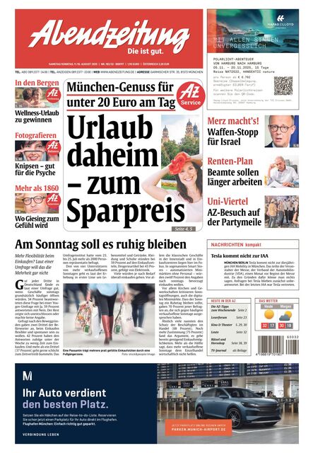 Abendzeitung - 2025-08-09 Abendzeitung - 2025-08-09