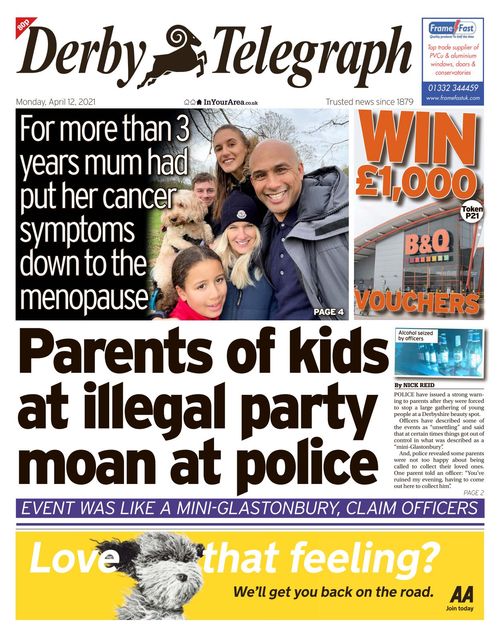 Derby Telegraph 2021 04 12