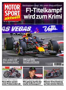 MOTORSPORT AKTUELL 2025-11-25