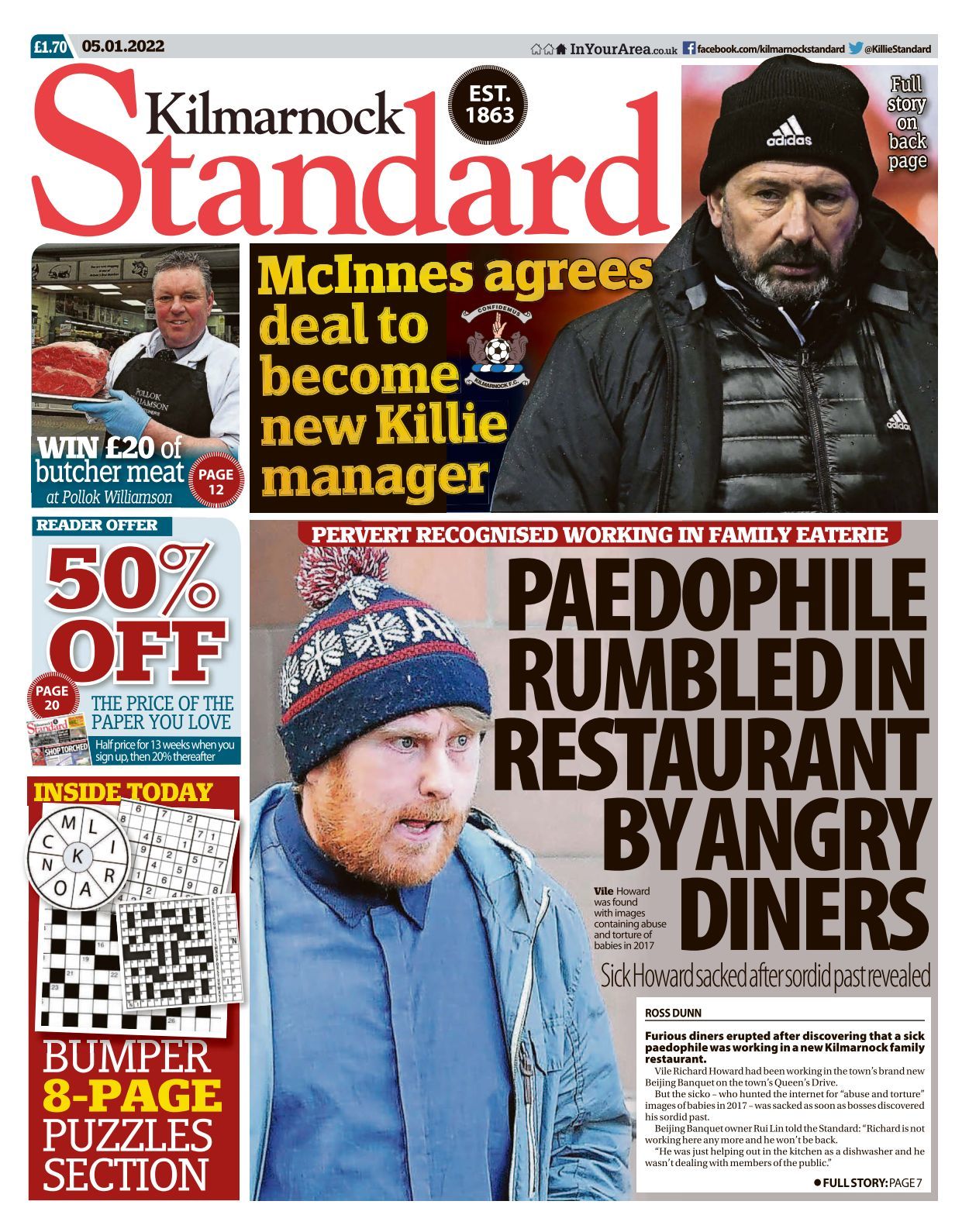 Kilmarnock Standard 20220105