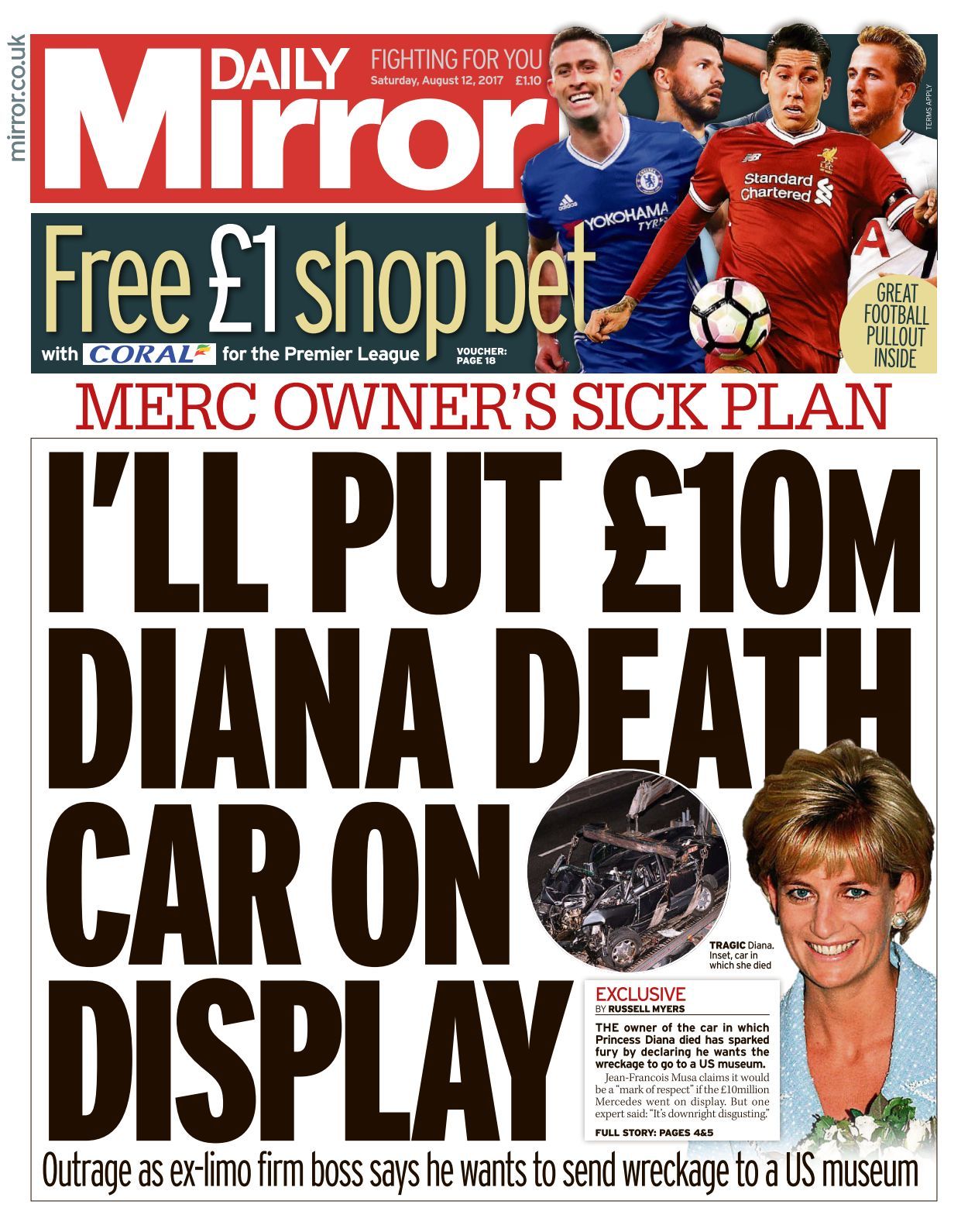 Daily Mirror 20170812