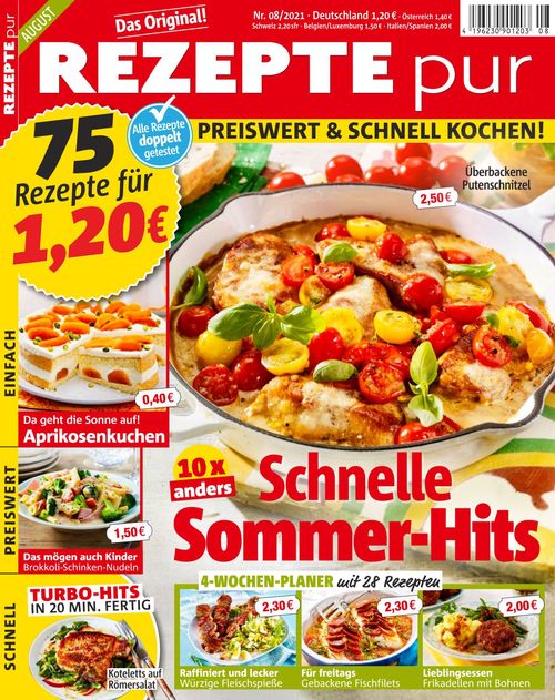 Rezepte Pur Ausgabe 8 2021 