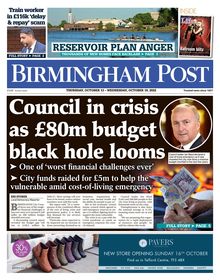 Birmingham Post Newspaper 2022-10-13