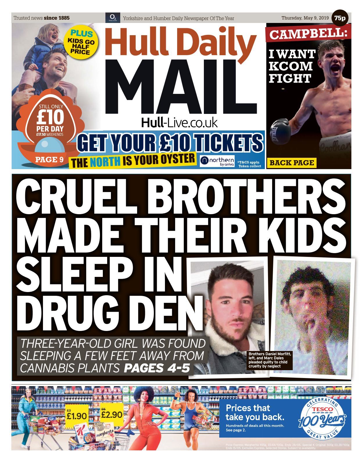 Hull Daily Mail 20190509