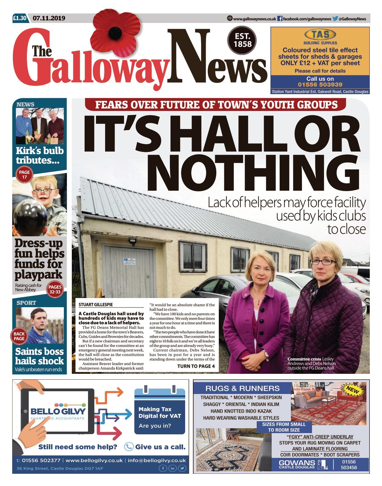 The Galloway News 20191107
