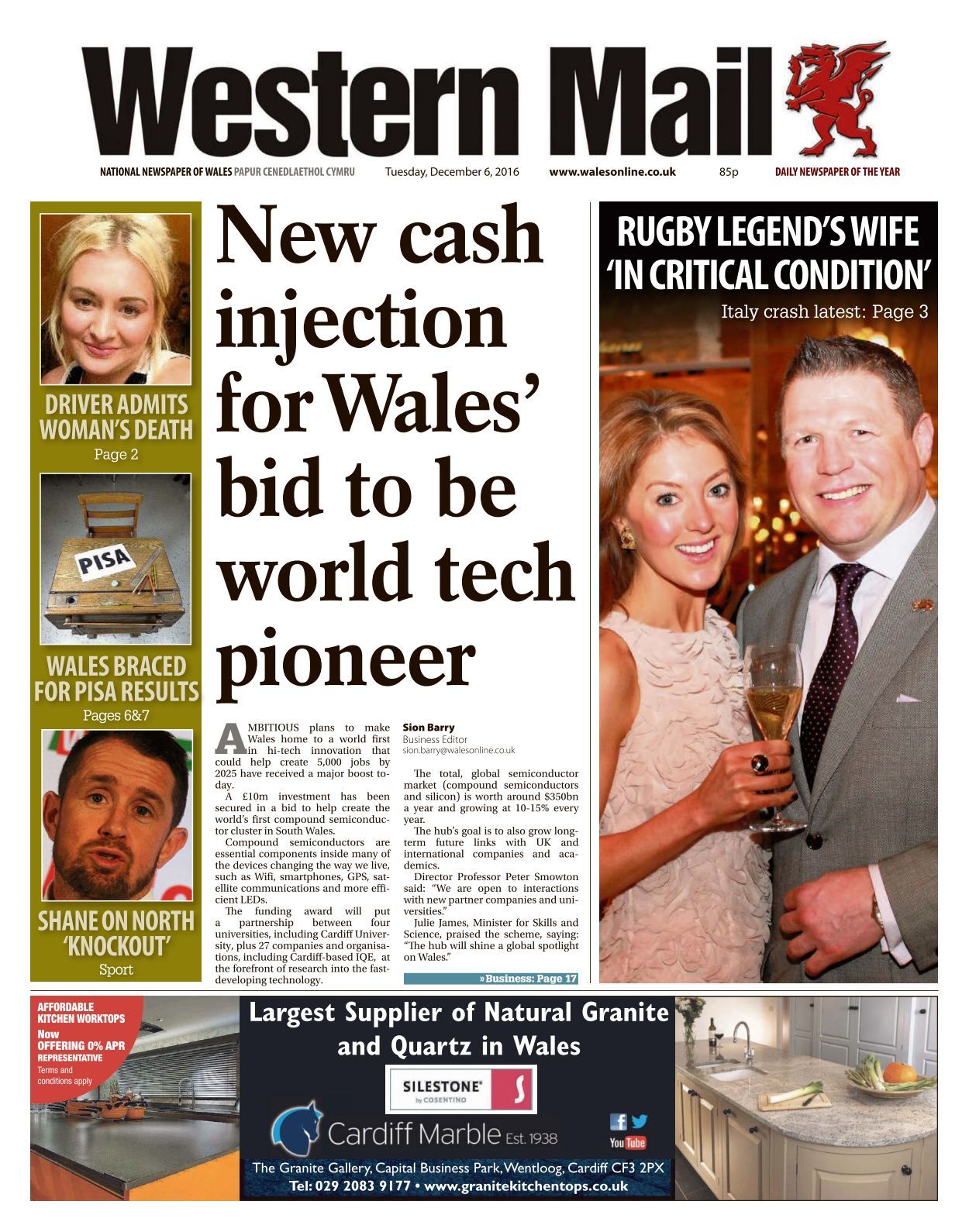 Western Mail 2016 12 06