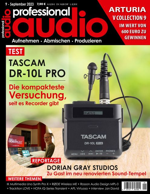 Professional audio Ausgabe 09/2023