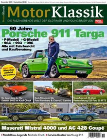 Motor Klassik Ausgabe 11/2025