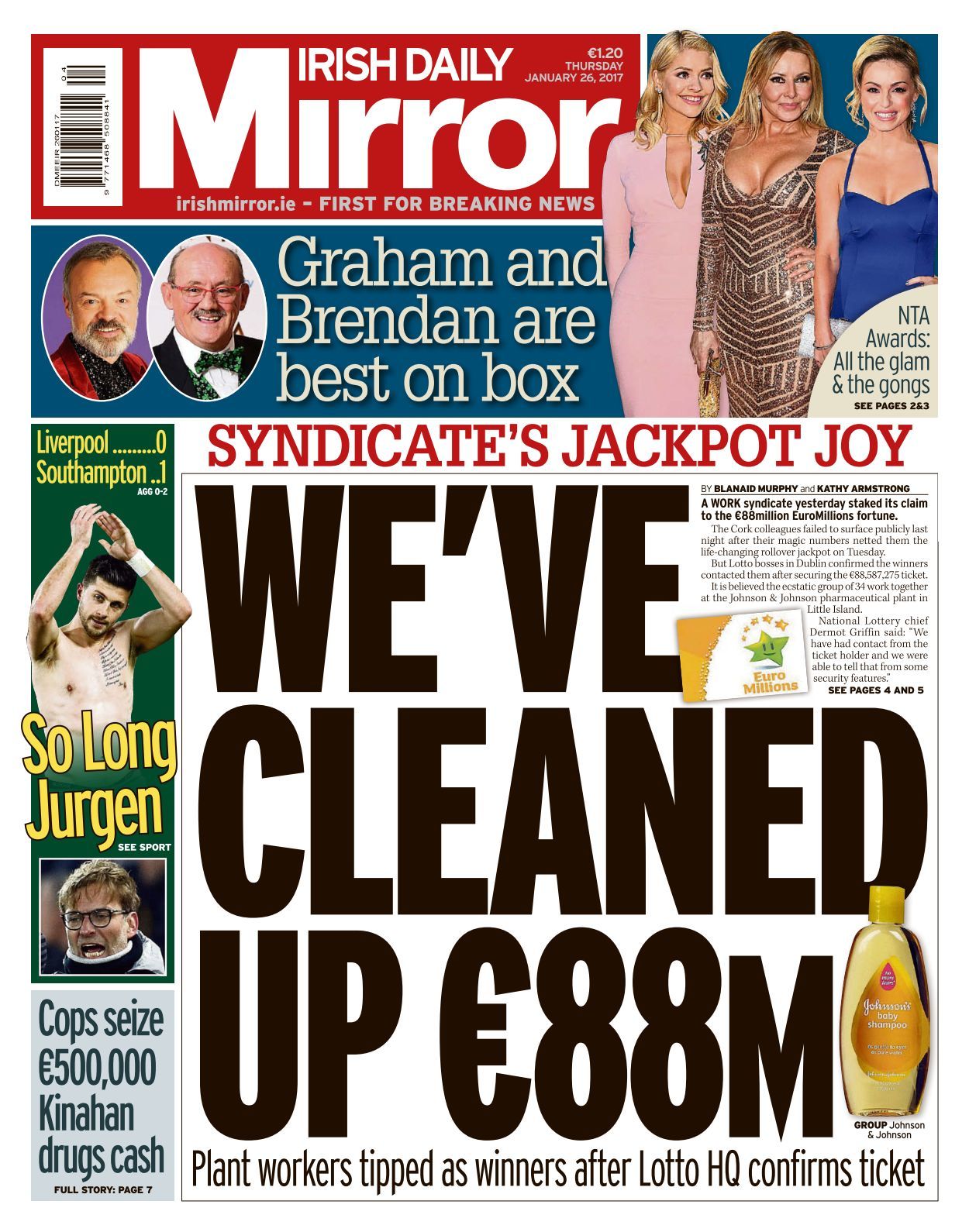 Irish Daily Mirror 20170126