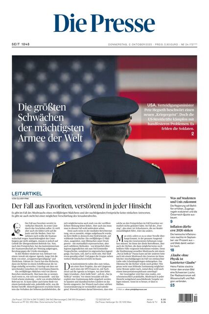 Die Presse 2025-10-02