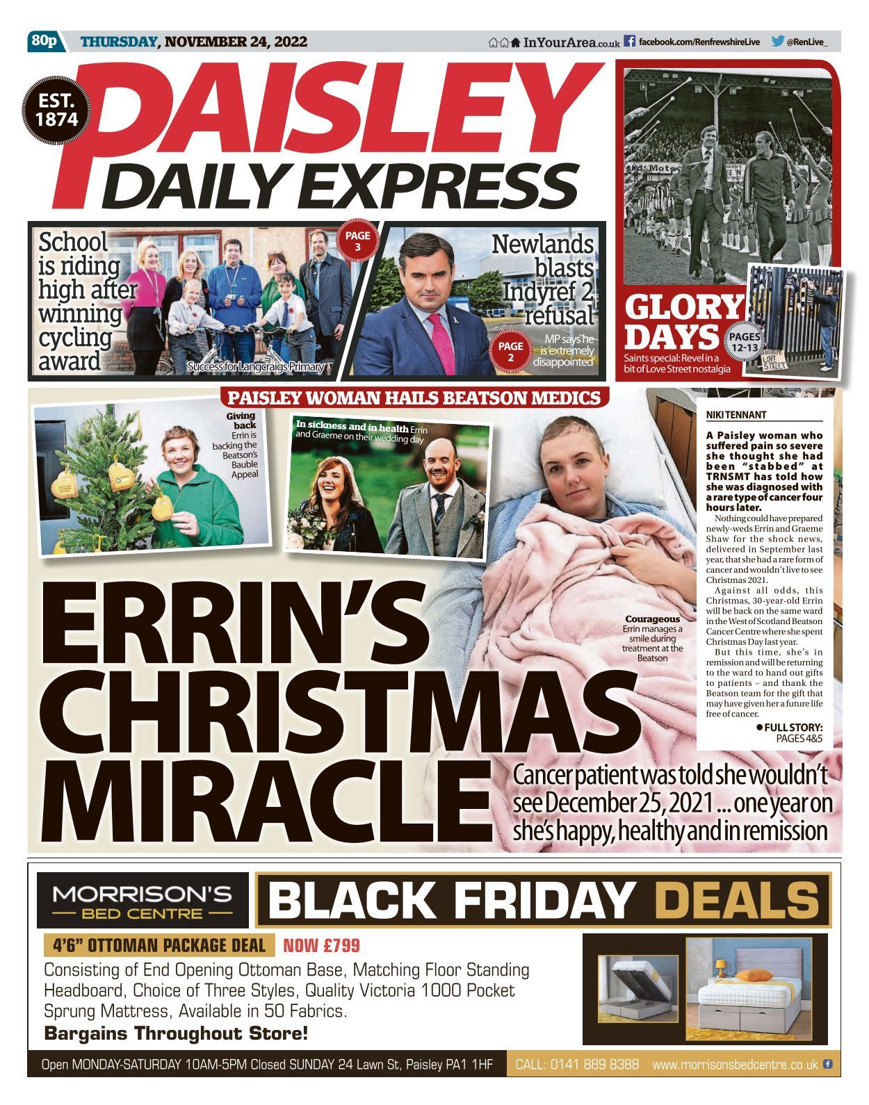 Paisley Daily Express 20221124