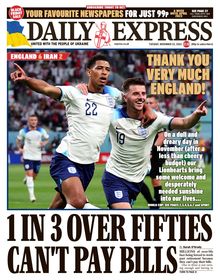 Daily Express Newspaper 2022-11-22