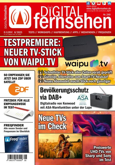 DIGITAL FERNSEHEN Ausgabe 08/2025