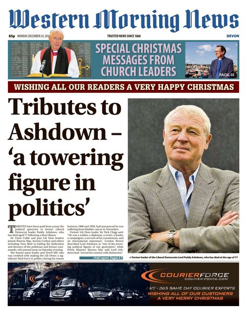 Western Morning News Devon 2018 12 24