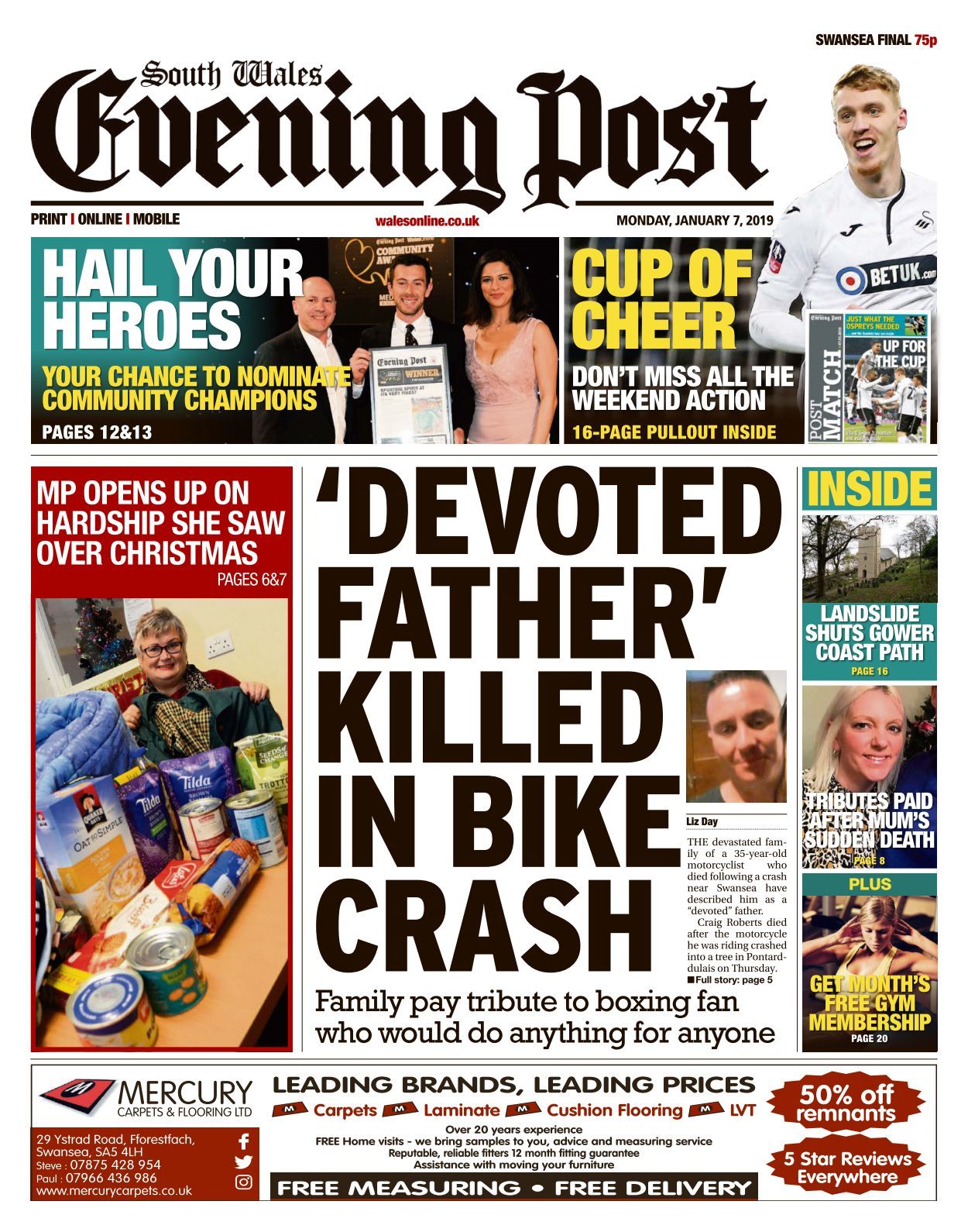 South Wales Evening Post 20190107 South Wales Evening Post 20190107