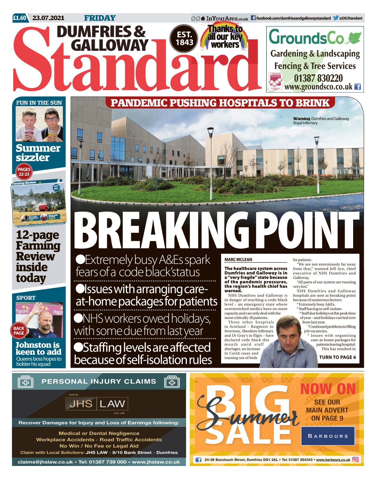 Dumfries & Galloway Standard 20210723 Dumfries & Galloway Standard 20210723