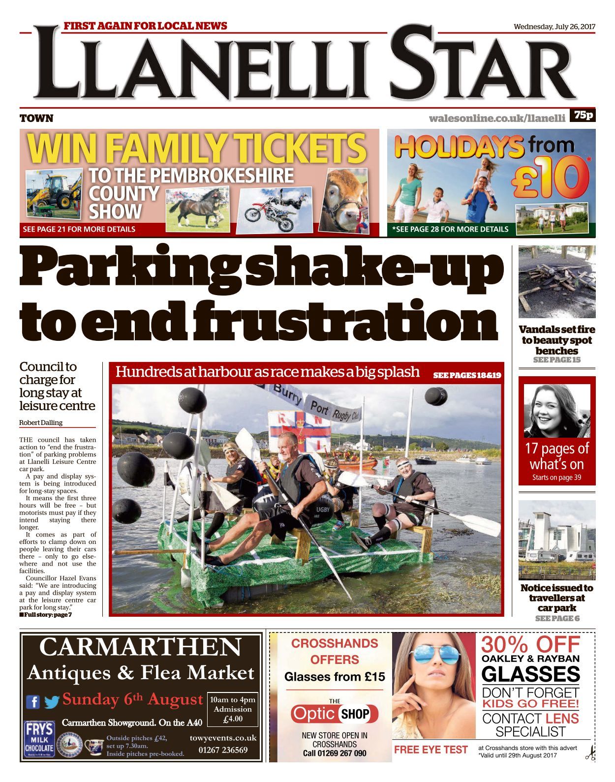 Llanelli Star 17 07 26