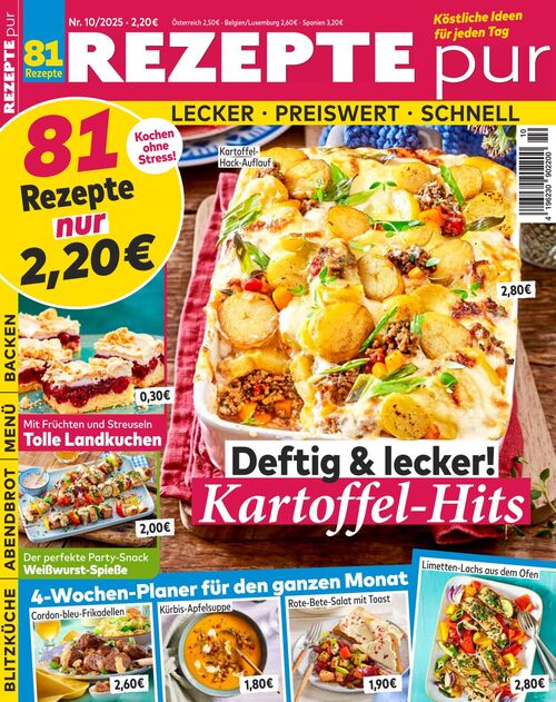 Rezepte Pur Ausgabe 10/2025