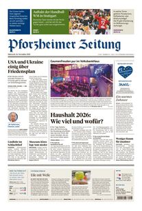 Pforzheimer Zeitung - Ausgabe Pforzheim 2025-11-26